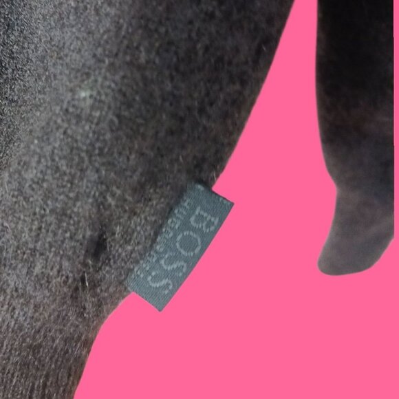 Hugo Boss 100% Cashmere Brown Turtleneck Sweater Mens Size 41 - Picture 4 of 9